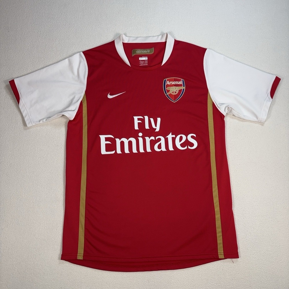 Nike Arsenal 2006-08 Home Jersey Shirt Men S Red No Name Emirates Stadium Swoosh